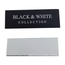 Customized Zinc Alloy Black Metal Plate, Metal Tag